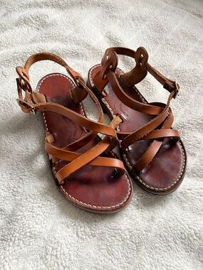 Franciscan Leather Sandals Size 7